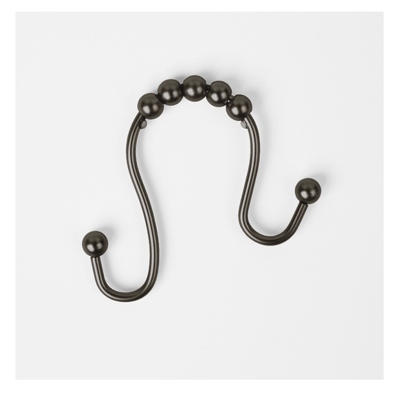 Better Homes & Gardens Rustproof Double Easy Glide Shower Hooks, Bronze - Picture 2 of 5